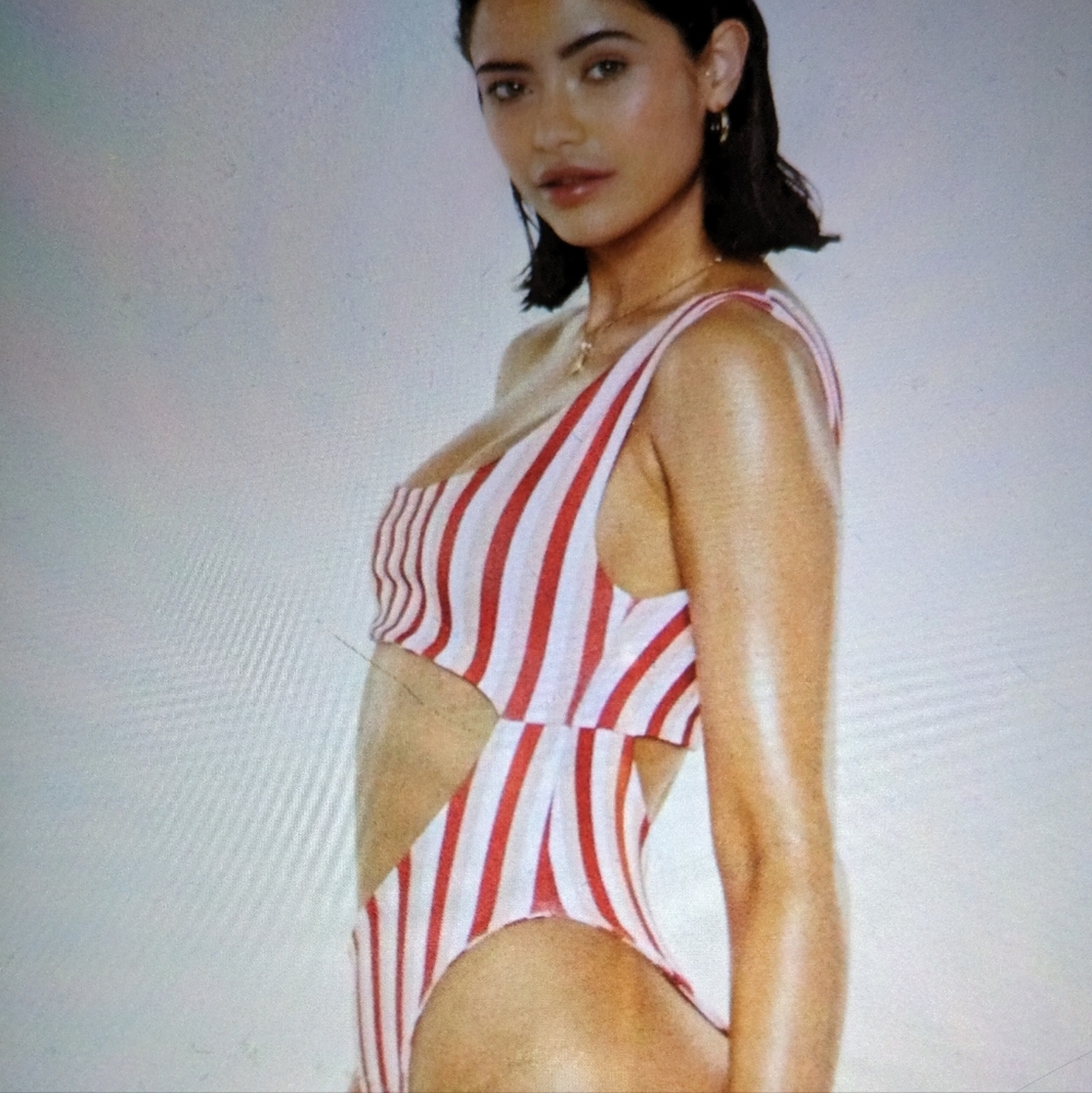 NEW ZAFUL Forever Young Swimming suits Women's Size L White